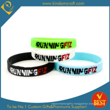 Free Design Colorful Wholesale Fashion Silicon Wristband